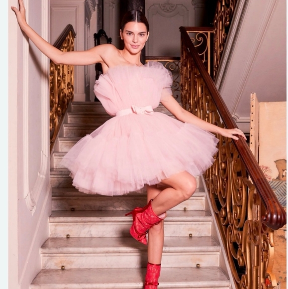 Giambattisra Valli Tulle Mini Dress - Picture 1 of 5
